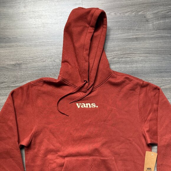 *NEW Vans Men's Lowered Loose Hoodie - Burnt Red - Picture 3 of 8